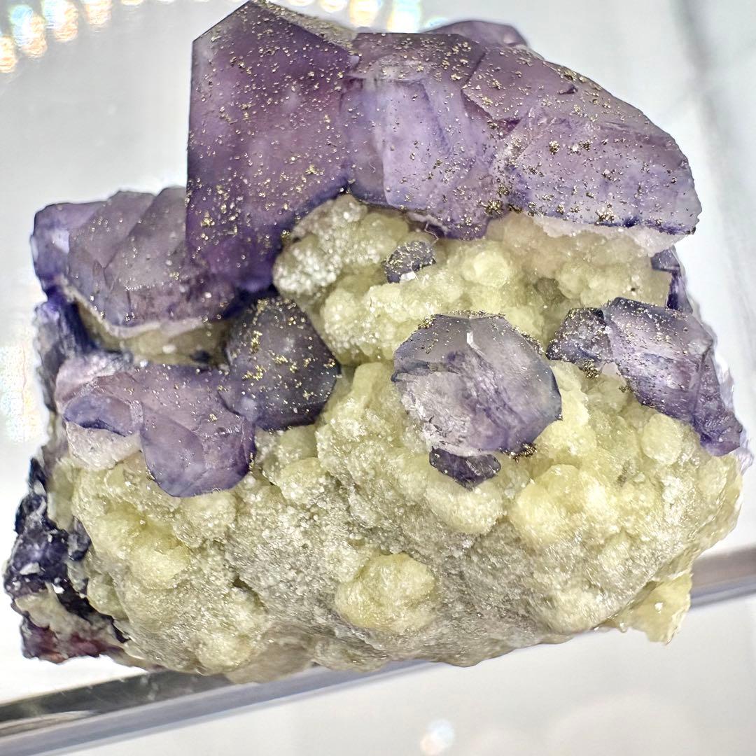 544 中国 内モンゴル産 フローライト&パイライト