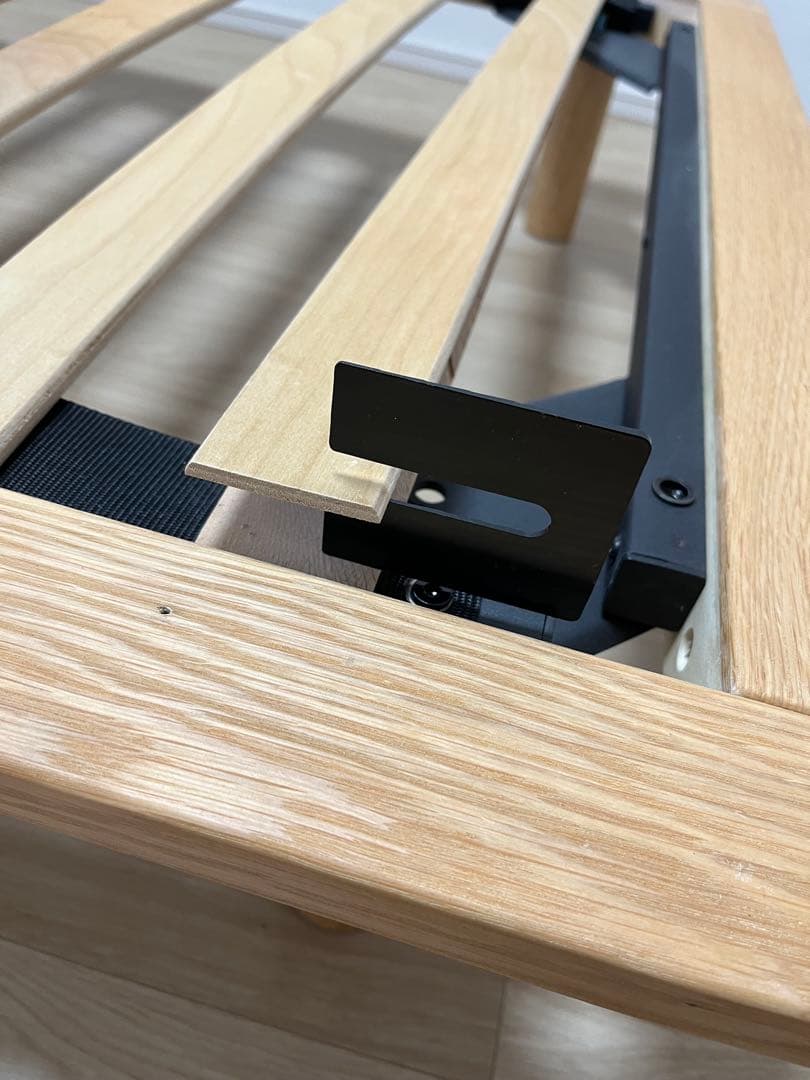 無印良品 オーク材 シングルベッドフレームヘット付き