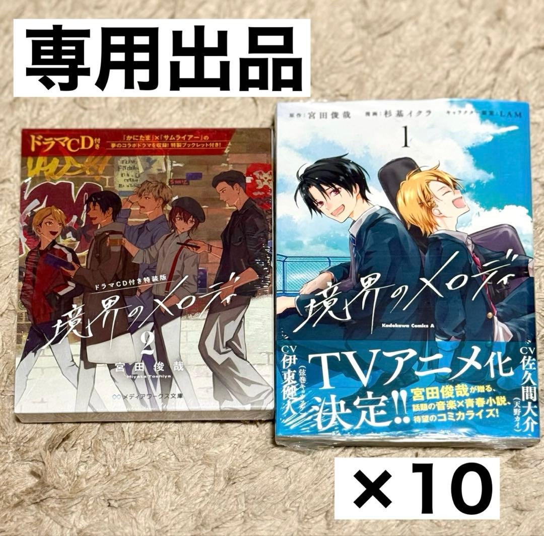 【あつし】境界のメロディ10セット　ドラマCD付き特装版