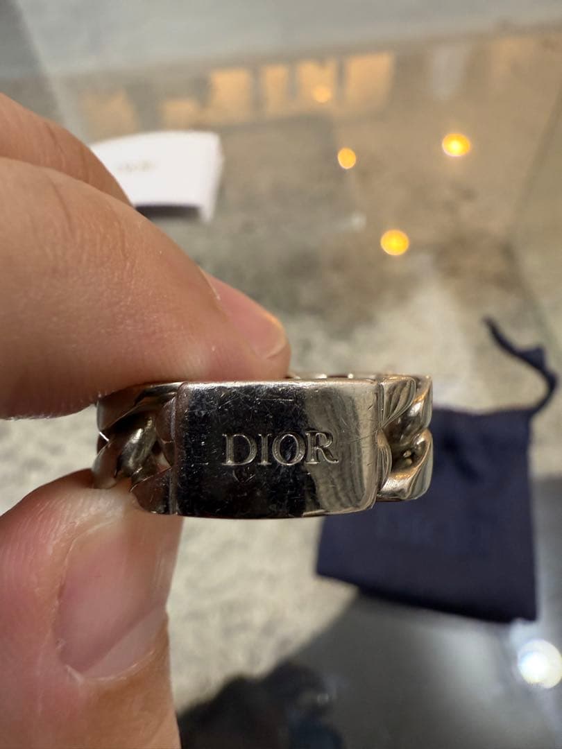 DIOR CD Icon チェーンリンク リング ディオール