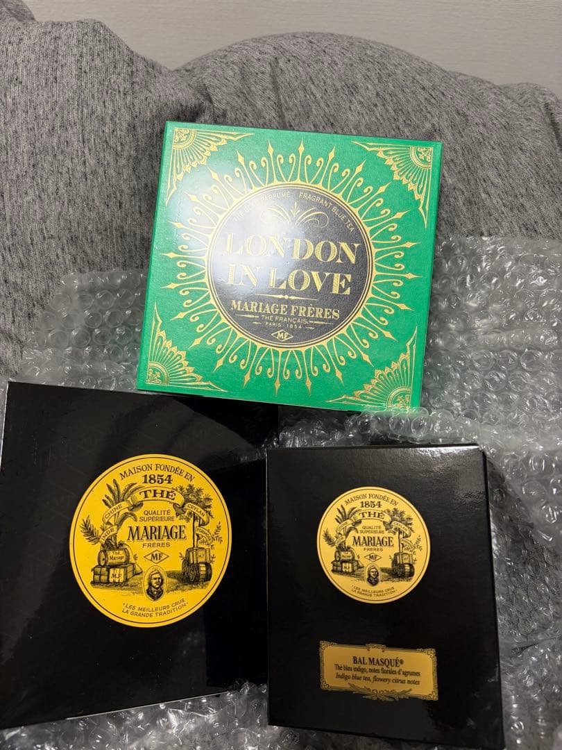 マリアージュフレール青茶3点セット