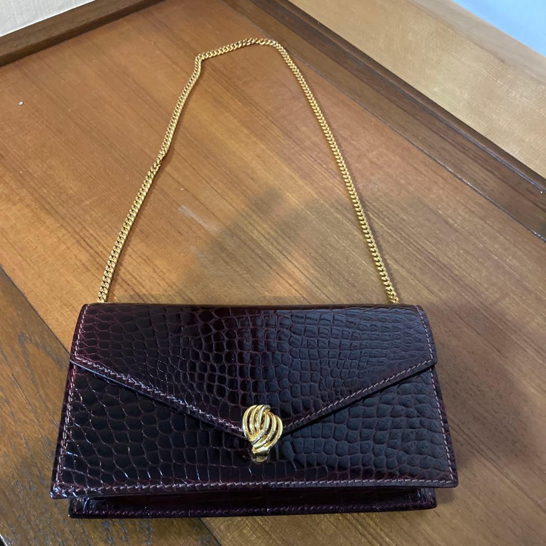 SPREAFICOクロコダイル　パーティーバッグ