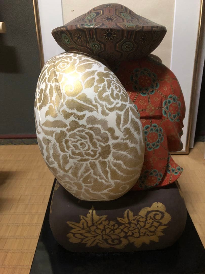 大黒天様　木箱付き　36㎝