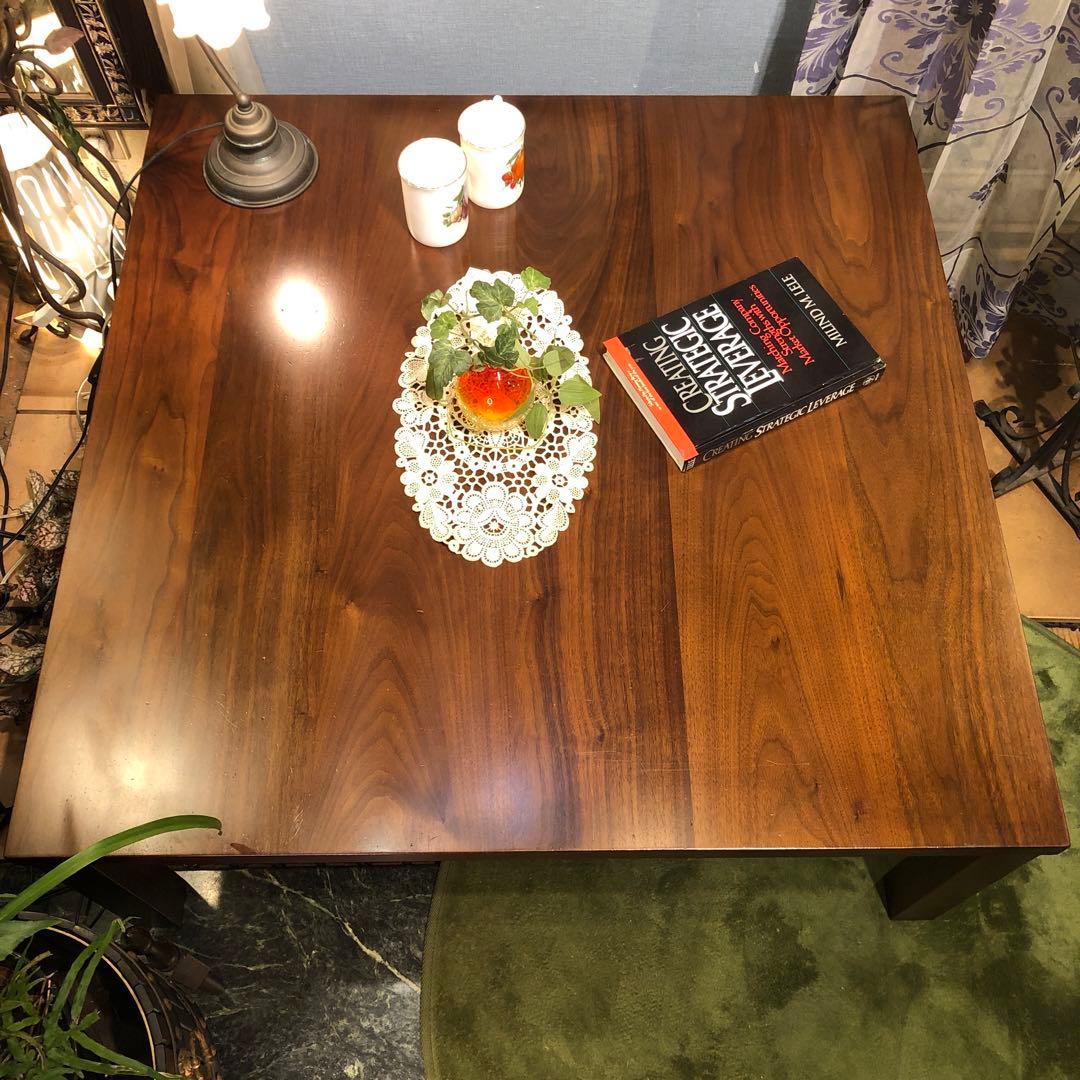 マーガレット08ヴィンテージ 柏木工　ウォールナット　リビングテーブル