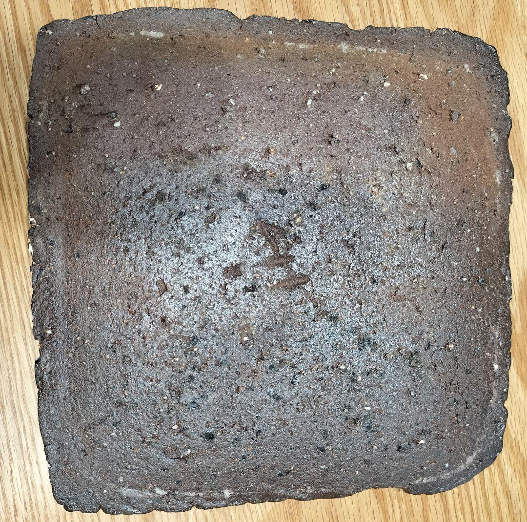 【唐津焼中川自然坊窯】刷毛目唐津四方もち上げ皿