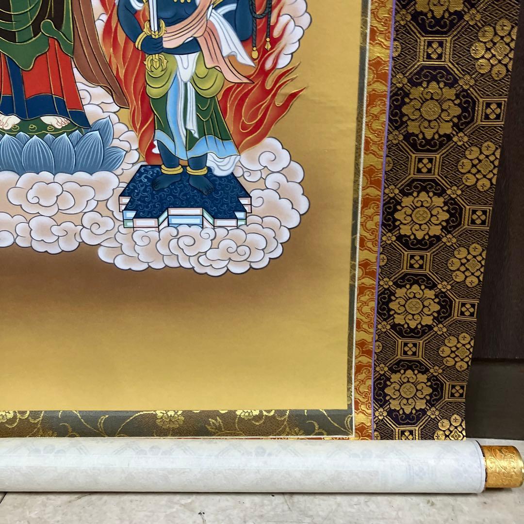 昭和レトロ 十三仏 十三佛 山口仙華 日本画 掛軸 掛け軸 伝統工芸 床の間