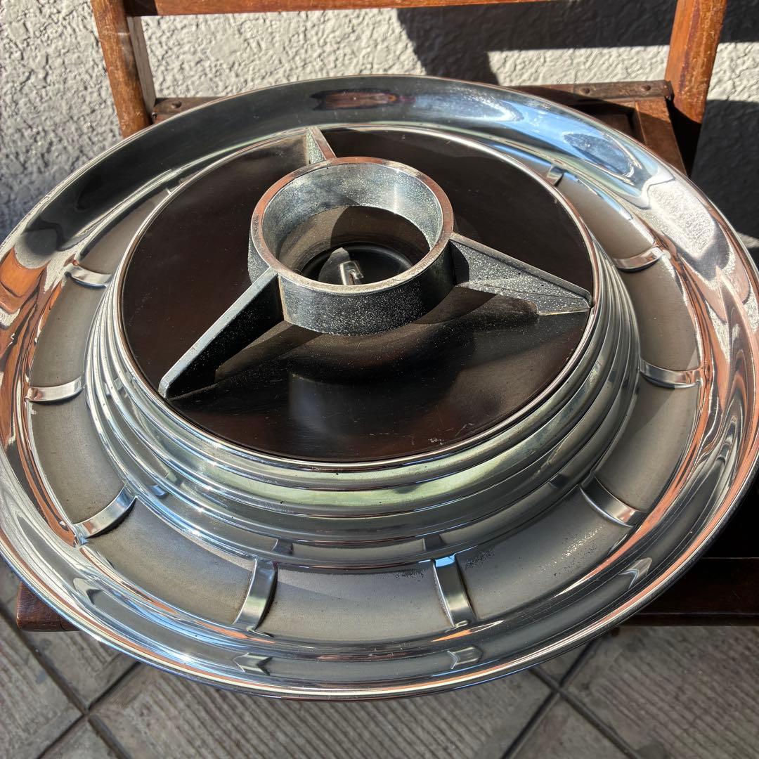 希少品！アメリカヴィンテージアメ車ホイールキャップ　USAガレージ/50s60s