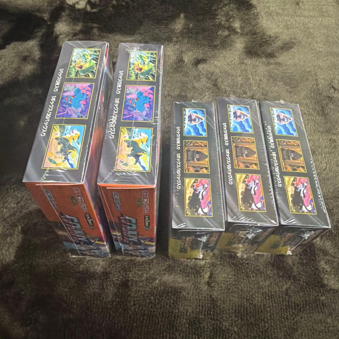 ポケモンカード　インフェルノX MEGAドリームEX 5BOX ラストです。