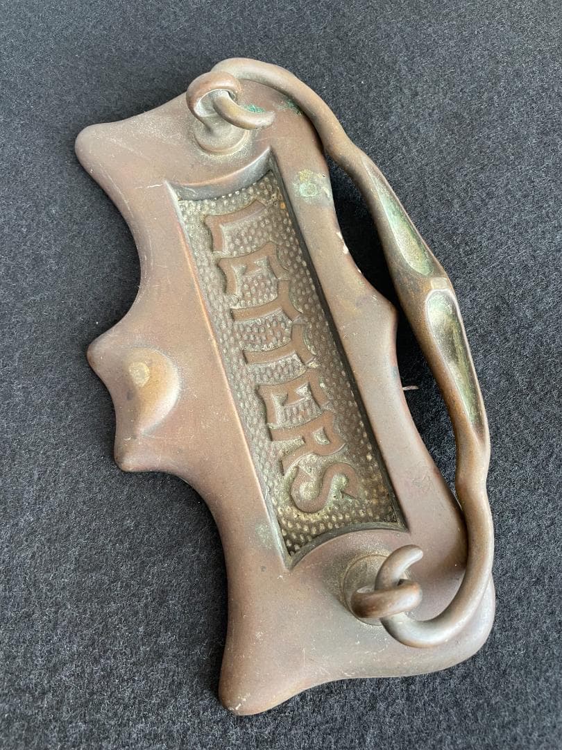 イギリス アンティーク ドア ハンドル プルノブ 郵便受け レター ポスト 真鍮