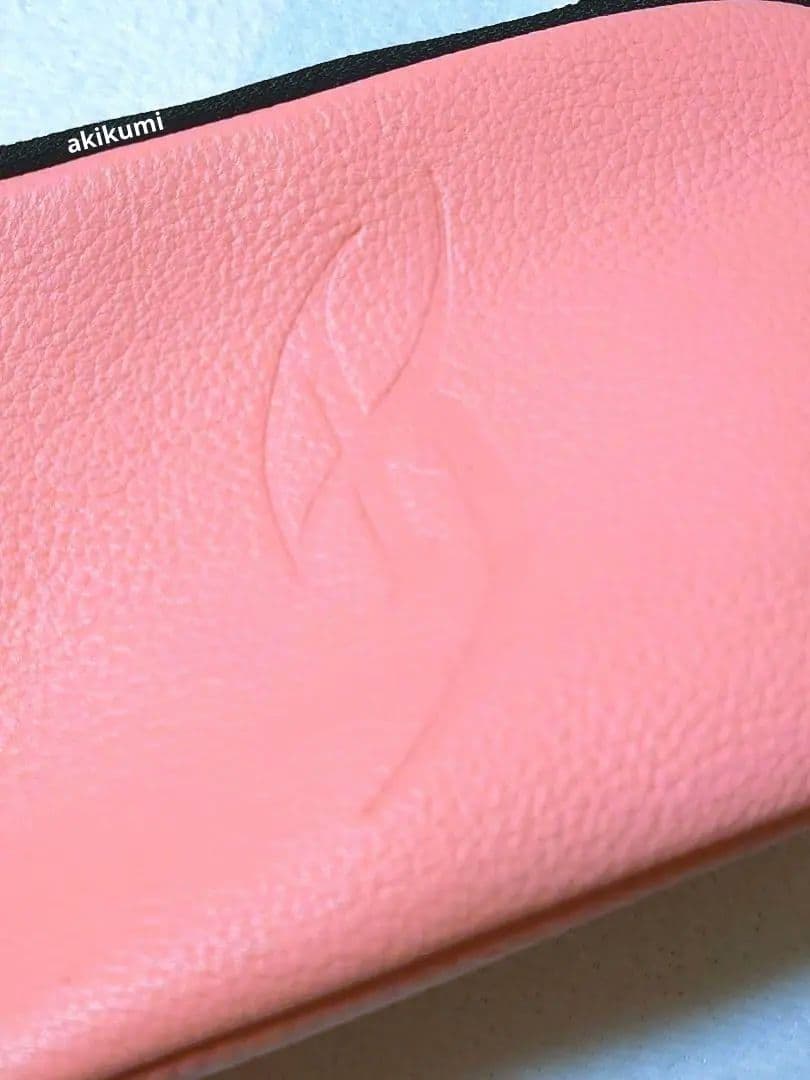 ★ 氷室京介 ★ PERSONAL JESUS CUT レザーポーチL ピンク