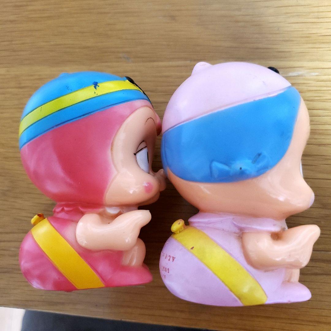 みなしごハッチ　ソフビ　1989年製 フィギュアセット　みなしごハッチ・アーヤ