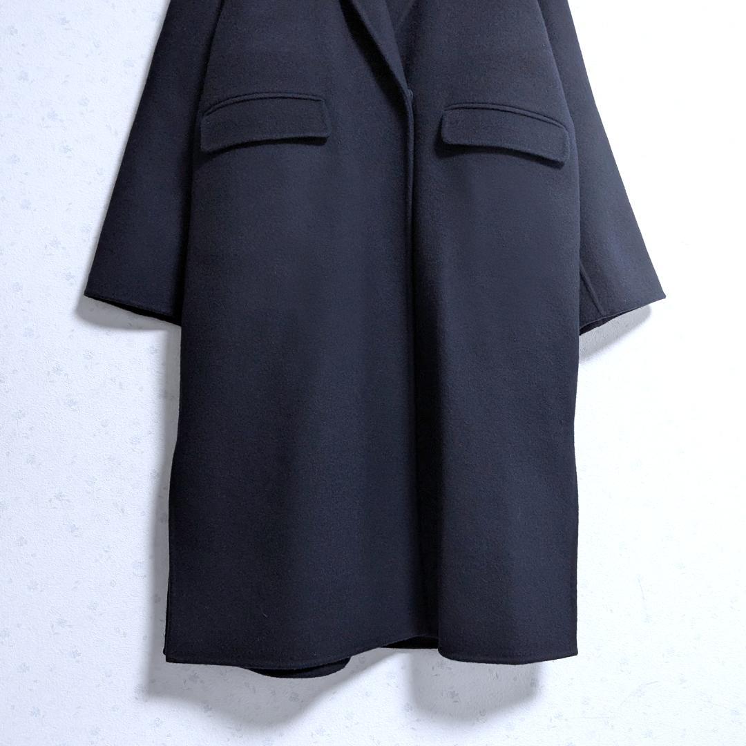 美品 souple woolダブルフェイスチェスターコート スローブイエナ