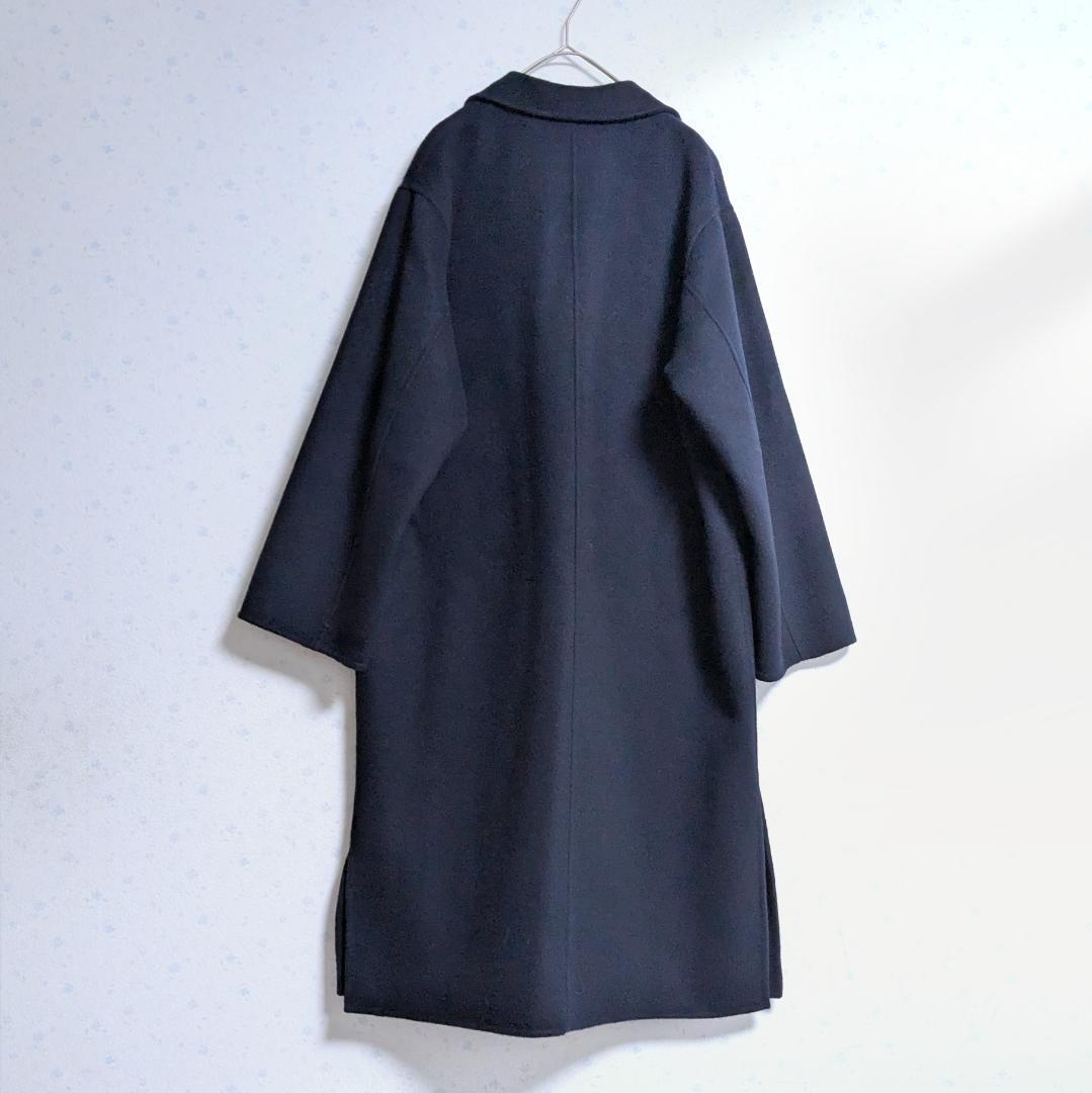 美品 souple woolダブルフェイスチェスターコート スローブイエナ