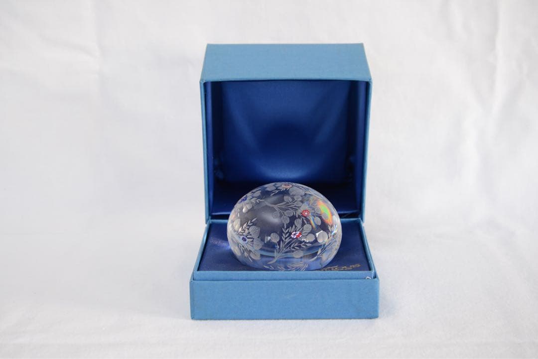 SAINT LOUIS クリスタルガラス ぺーパーウェイト