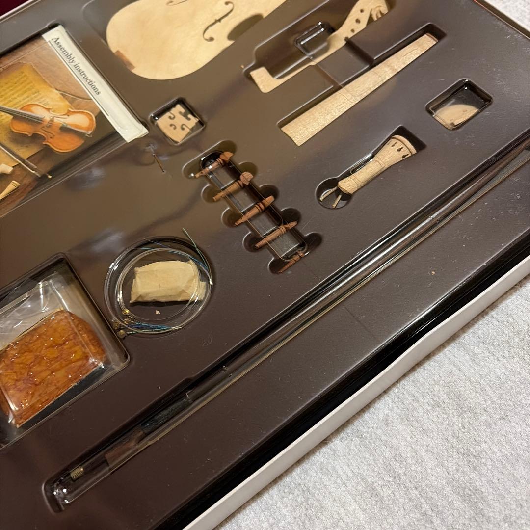 レア‼️ ミニチュアヴァイオリン キット レトロ