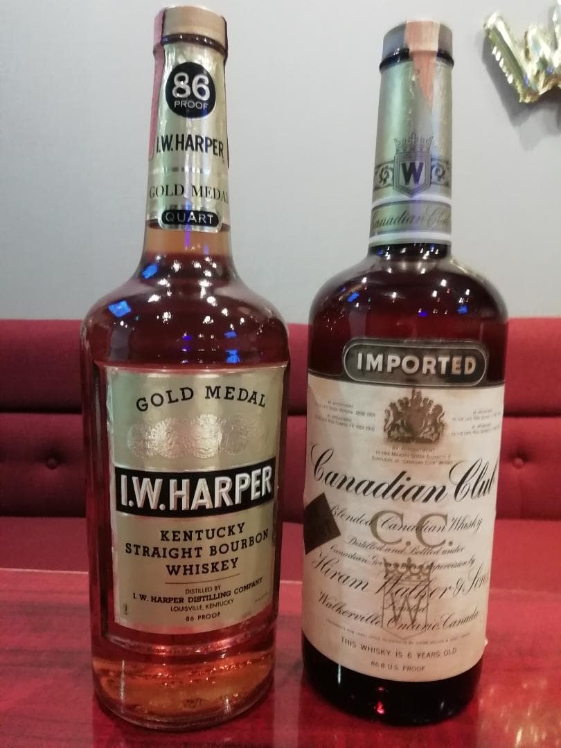ウイスキー　I.W.HARPER Canadian  Club  2本セット