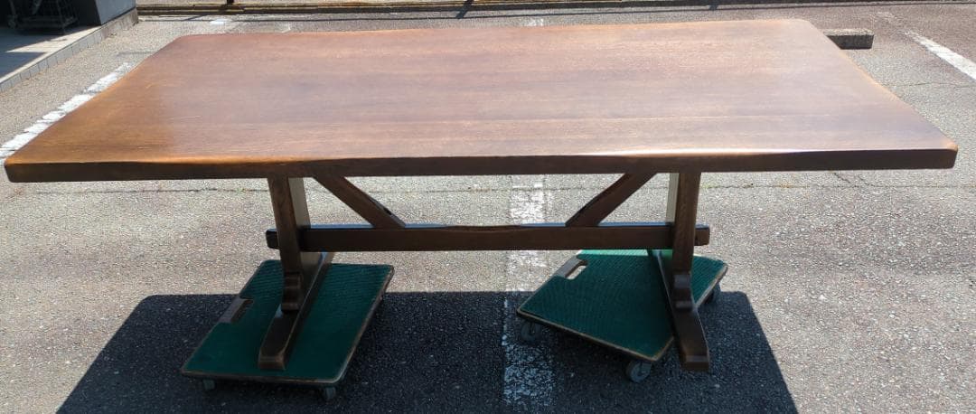 〈たのめる便〉柏木工 ウィルダネス ダイニングテーブルのみ 現状渡し