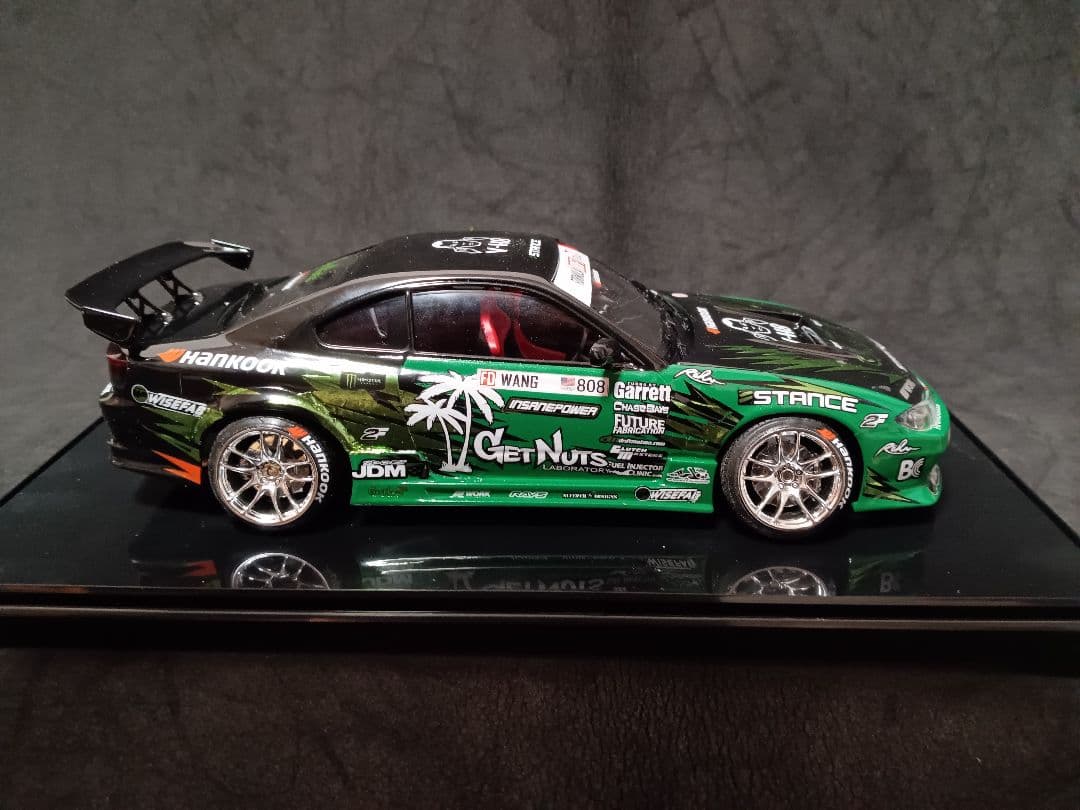 最終価格 1/24 日産 S15 シルビア プラモデル 完成品 ケース付