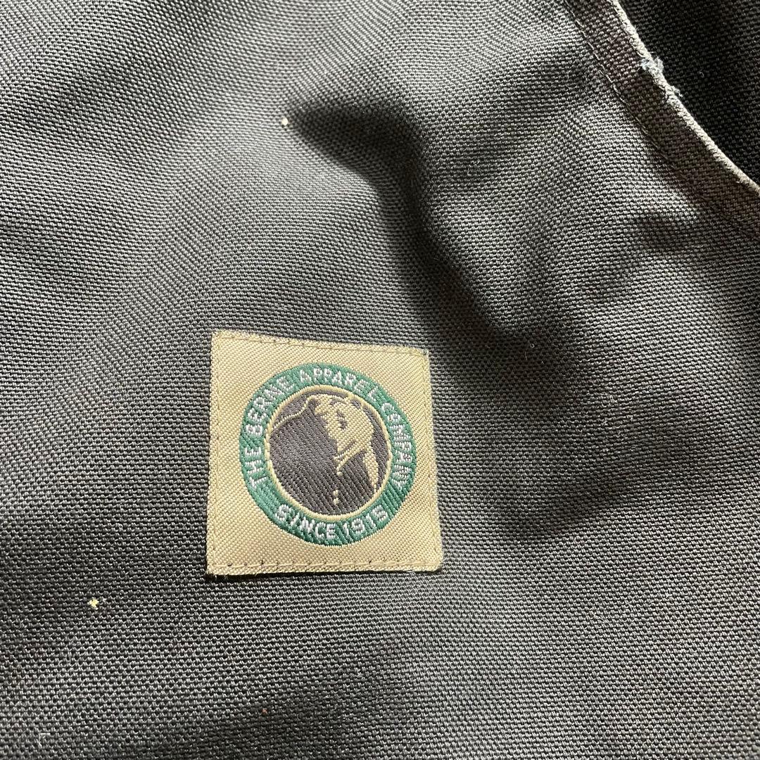 Berne Apparel ワークジャケット ダック地 フェード ブラック