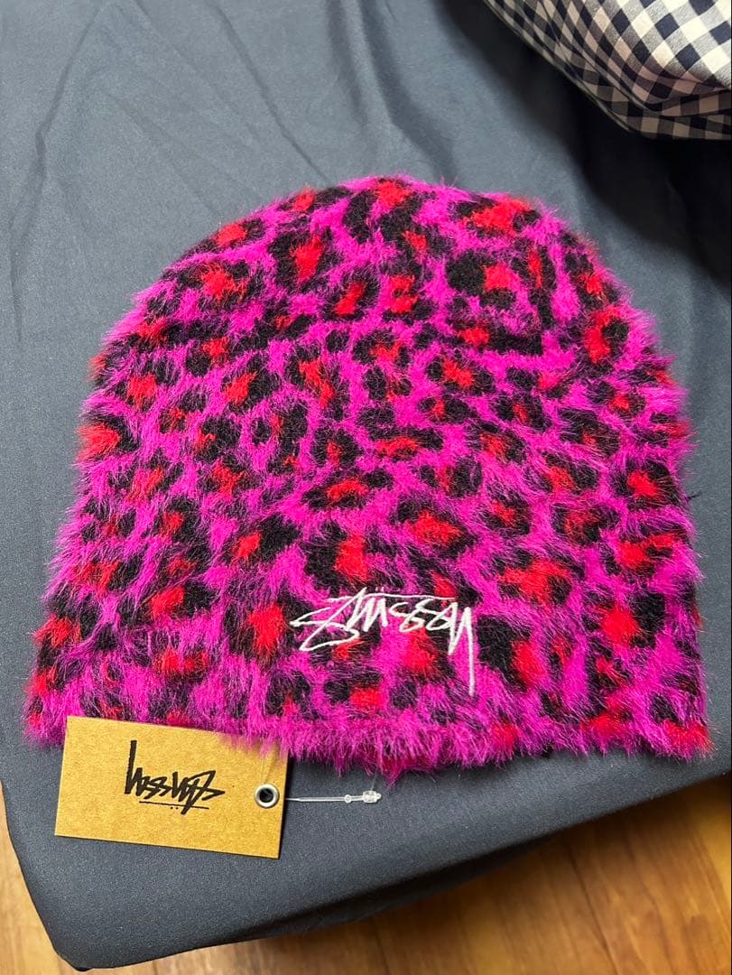 stussy SKULLCAP LEOPARD レオパード　ビーニー