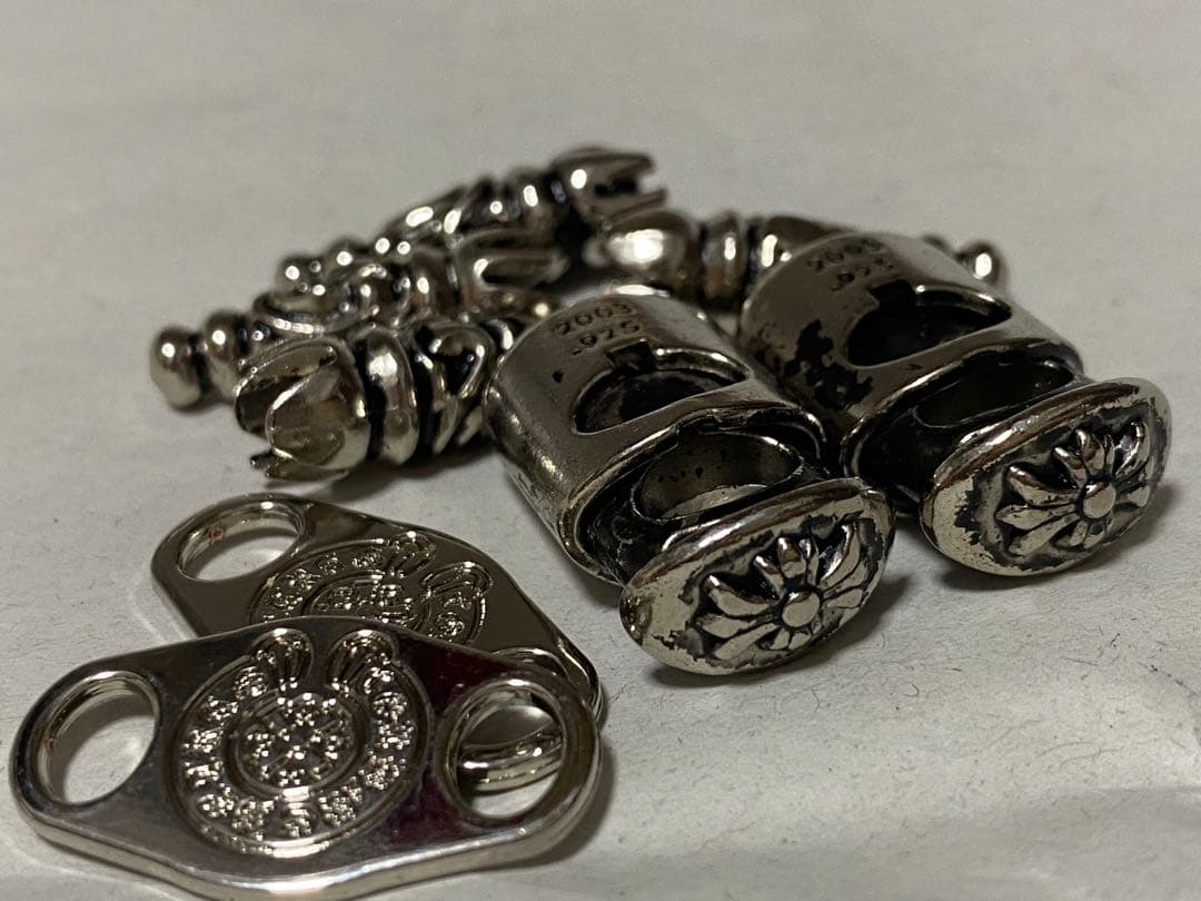 スニーカー用カスタムレースアクセサリー　シューレーパーツ　【一点物】