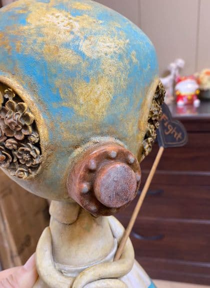 Kathie Olivas彫刻、単独版サイン付きです!直筆