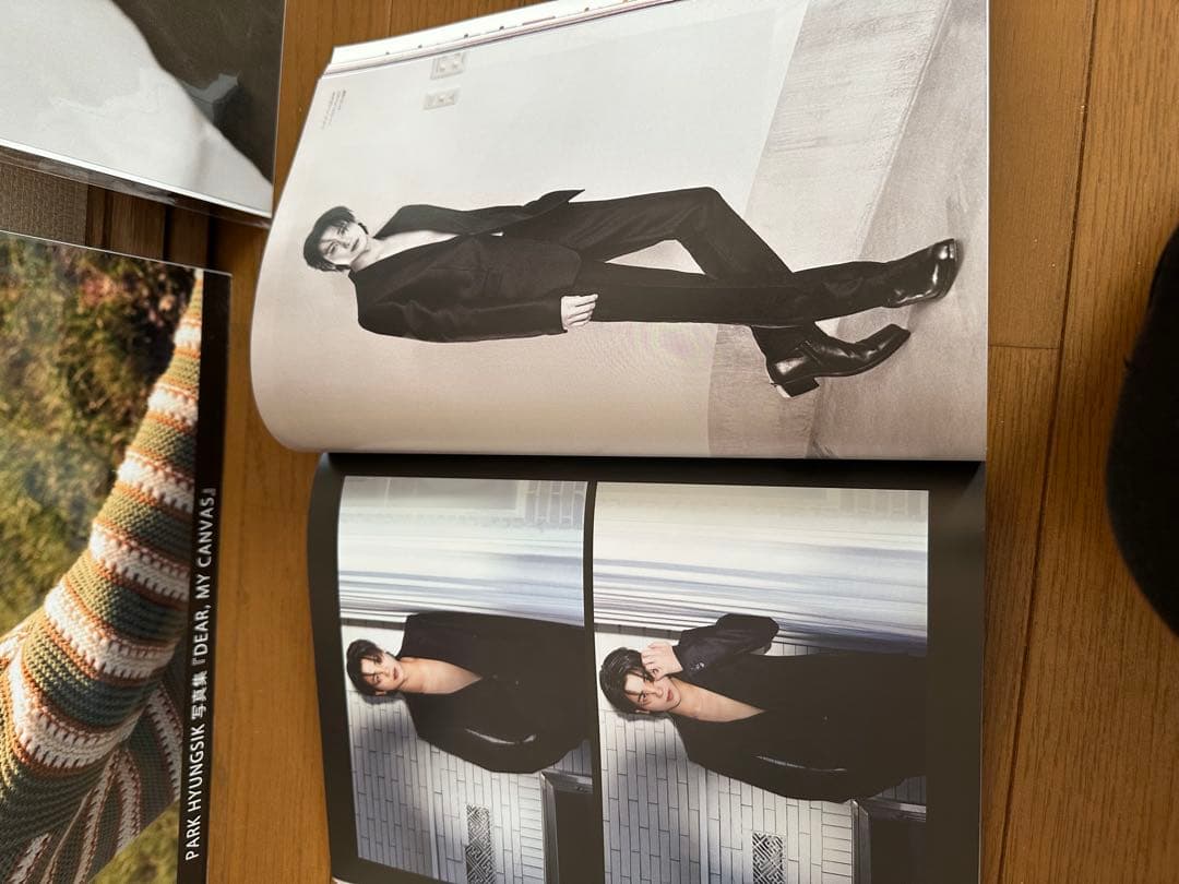 パクヒョンシク　Singls雑誌とビッグプロマイド3枚