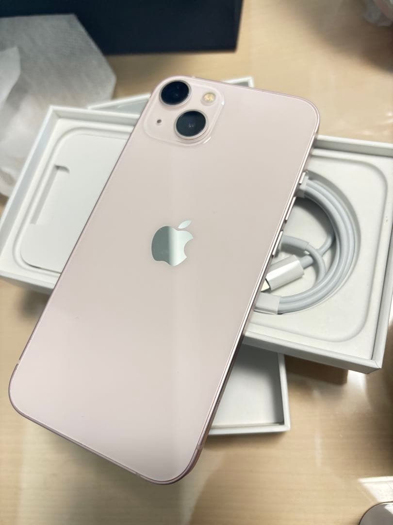 Apple iPhone 13 ピンク 充電ケーブル付き