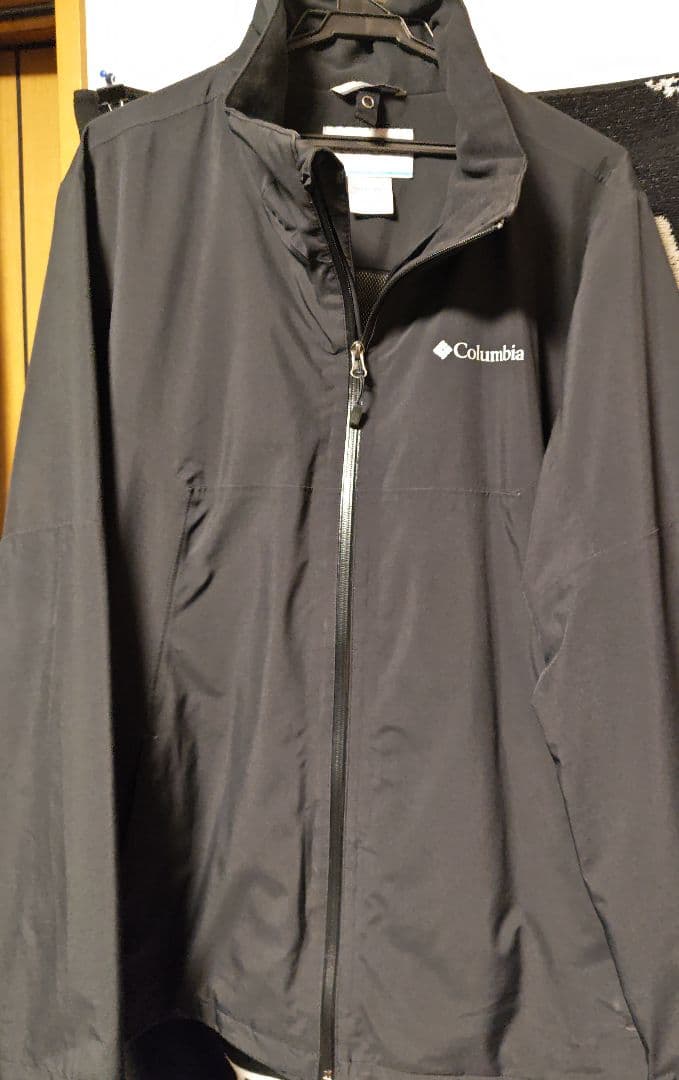 Columbia ダウンジャケット+防水ジャケット ブラックL