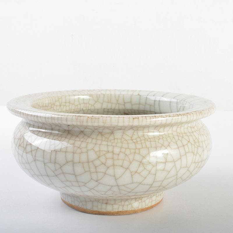 中国　哥窯　青磁　氷裂文　香炉　V　R6881