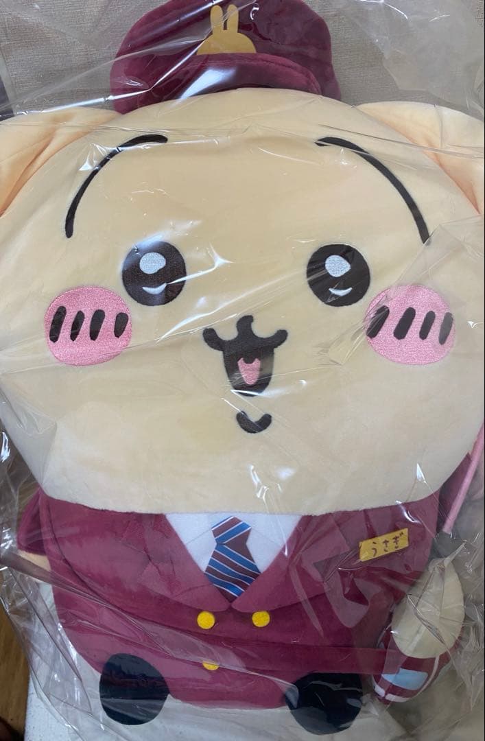 【未開封品】ちいかわ×阪急電車BIGぬいぐるみ(うさぎ)