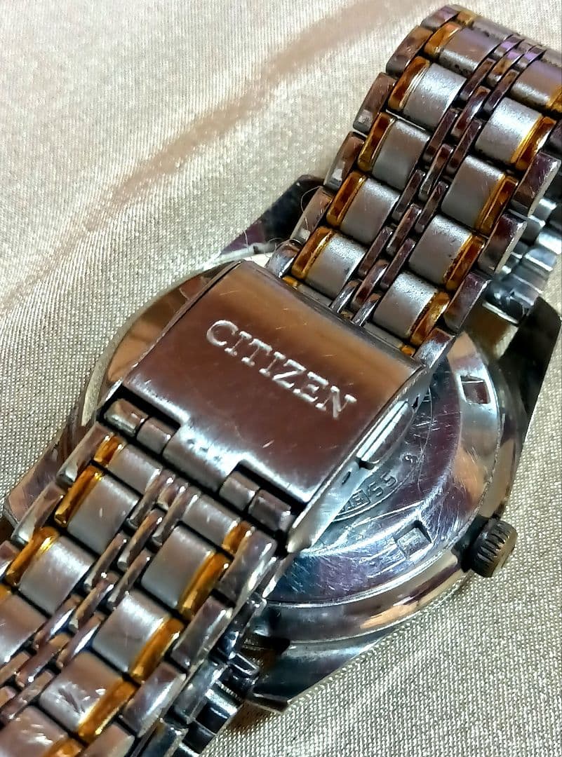 シチズン　希少　クロノマスター オートデイデイト　ATメンズ腕時計 稼働品
