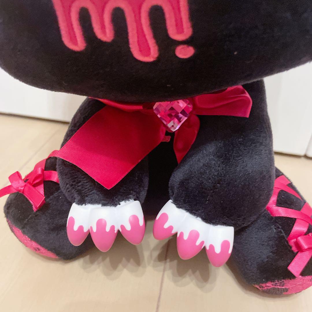 美品グルーミー　ぬいぐるみ　地雷系　ゴスロリ