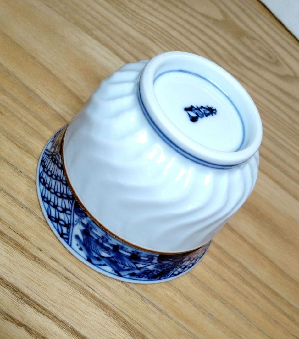 ☆ 平安光抱 清水焼 染付湯呑