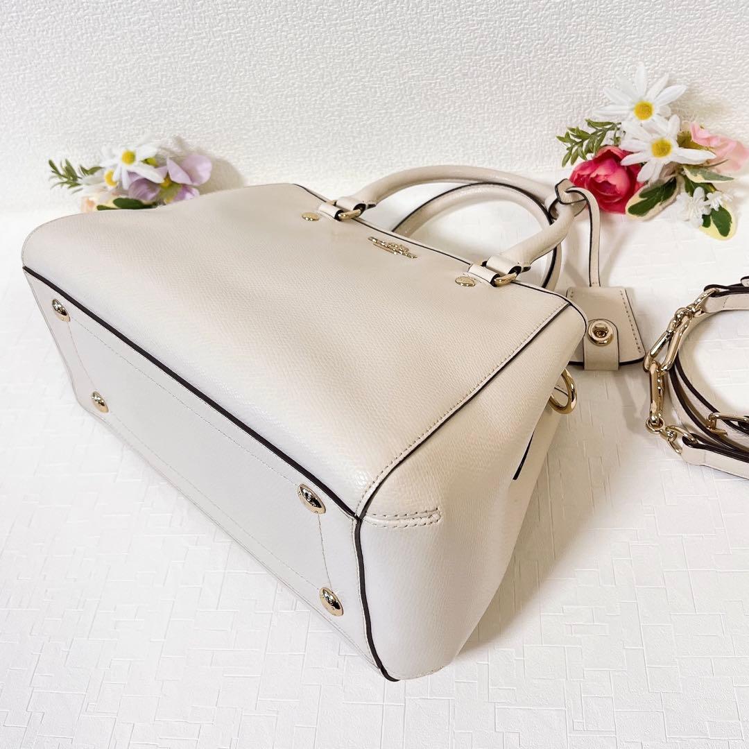 【美品】COACH コーチ ショルダーバッグ 2WAY ハンドバッグ キーリング