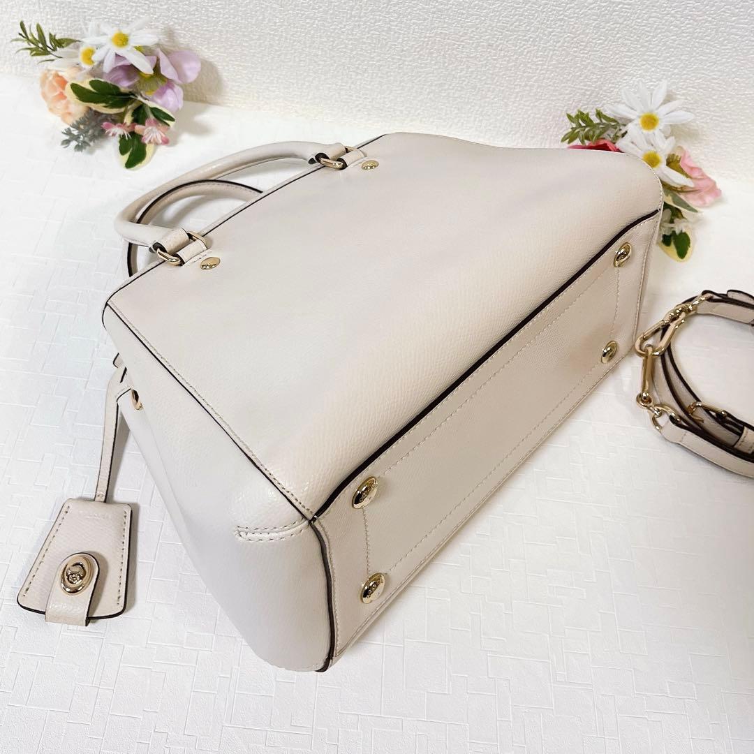 【美品】COACH コーチ ショルダーバッグ 2WAY ハンドバッグ キーリング