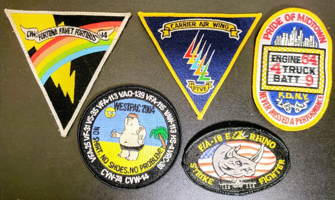 米海軍 VFA-115 EAGLES F/A-18 E パッチセット 17枚