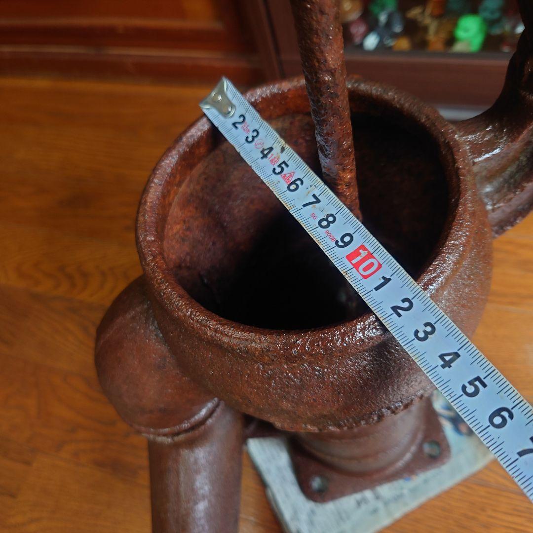 古道具　希少　サクラマーク川本式　手押ポンプ　昭和中期ガーデニング