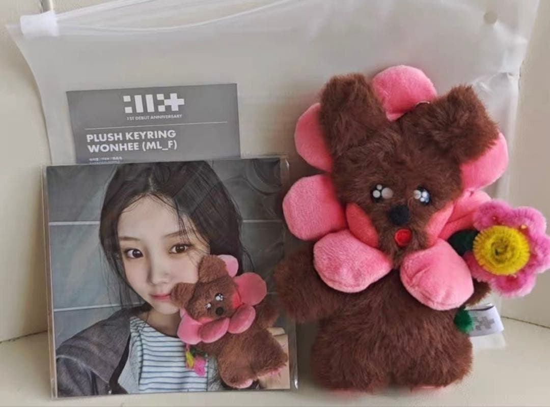 ILLIT ぬいぐるみ　プラッシュキーリング　新品未開封　ウォンヒWONHEE