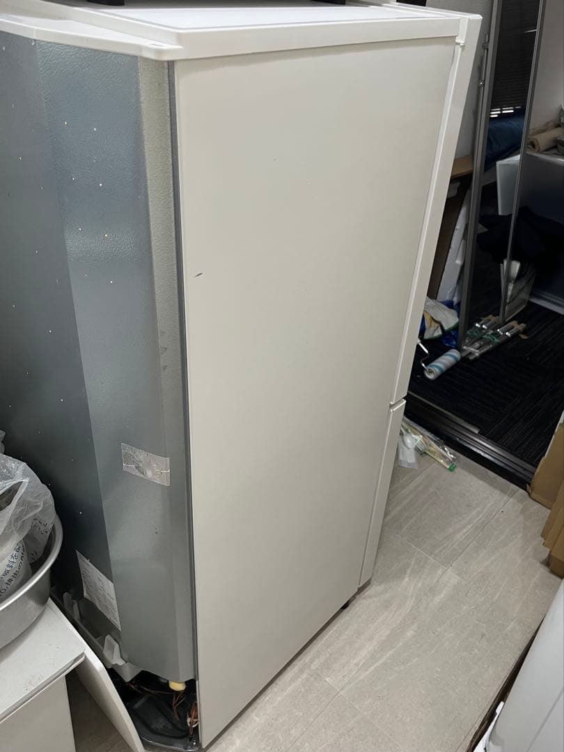 2023年製　無印良品　2ドア　冷蔵庫 スタンド式　ホワイト　MJ-R16B