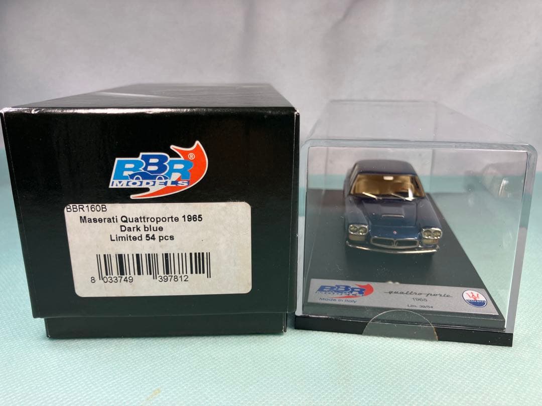ＢＢＲ　マセラティ　クアトロポルテ　１９６５年　ダークブルー