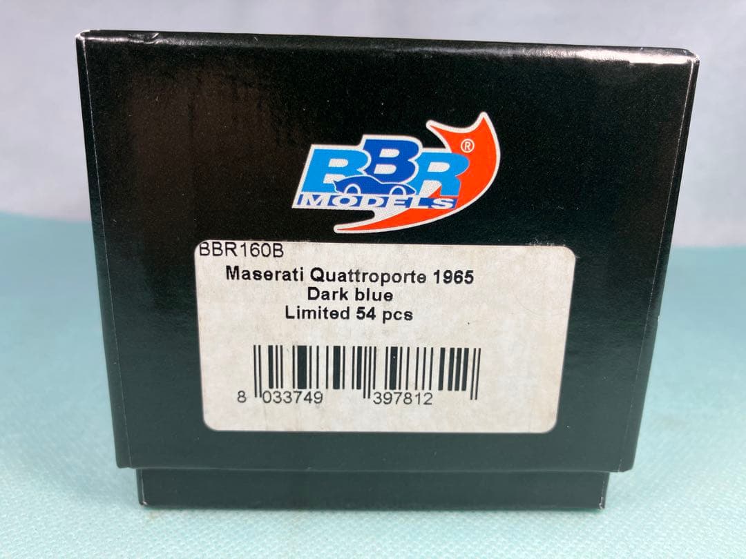 ＢＢＲ　マセラティ　クアトロポルテ　１９６５年　ダークブルー