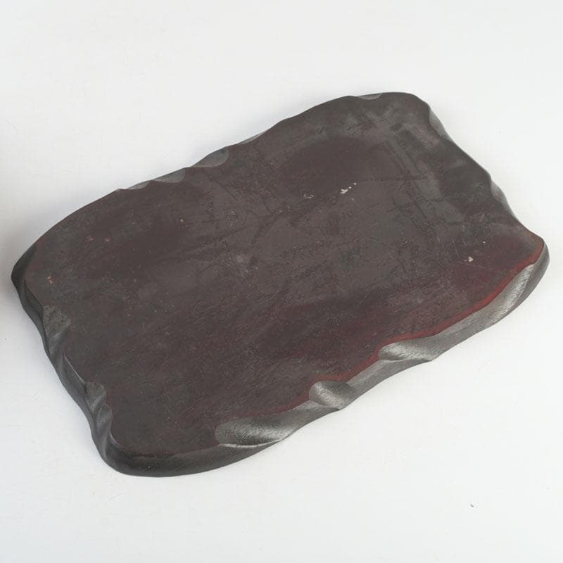 中国　唐木紫壇製　獣骨装飾など　インド象　3点まとめて　台付　V　9336A