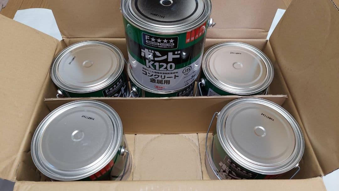 ボンド K120 3kg 6缶セット