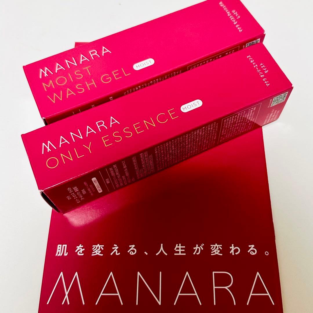 マナラ　オンリーエッセンス&モイストウォッシュゲル クレンジング 洗顔料