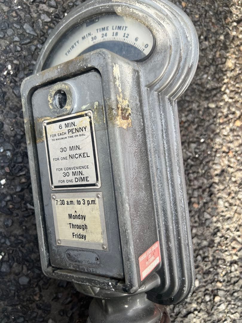 アメリカNYレトロ Duncan Meter 式駐車メーター