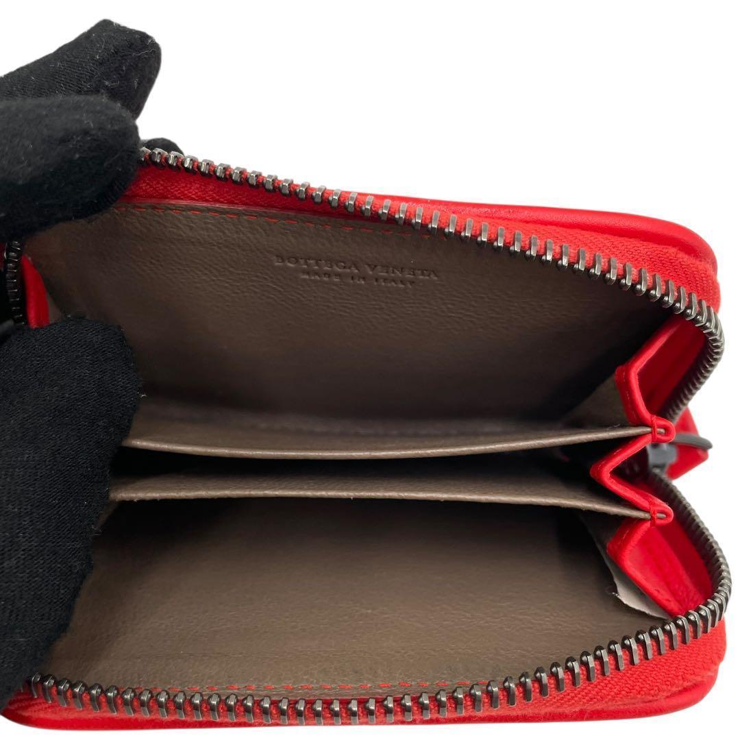 美品✨ BOTTEGA VENETA ケースイントレチャート オレンジ