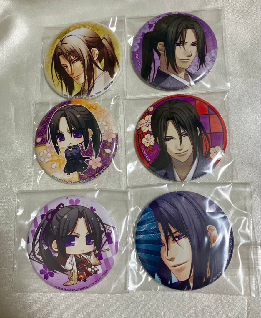 薄桜鬼 万葉ノ抄 店舗特典 缶バッジ 土方 歳三