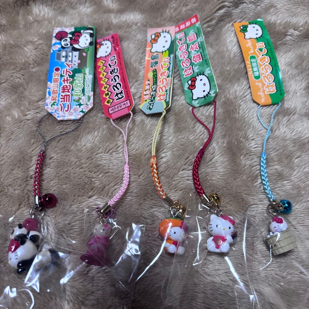 星*奨様 ハローキティ ご当地 根付け ストラップ 50点 まとめ売り