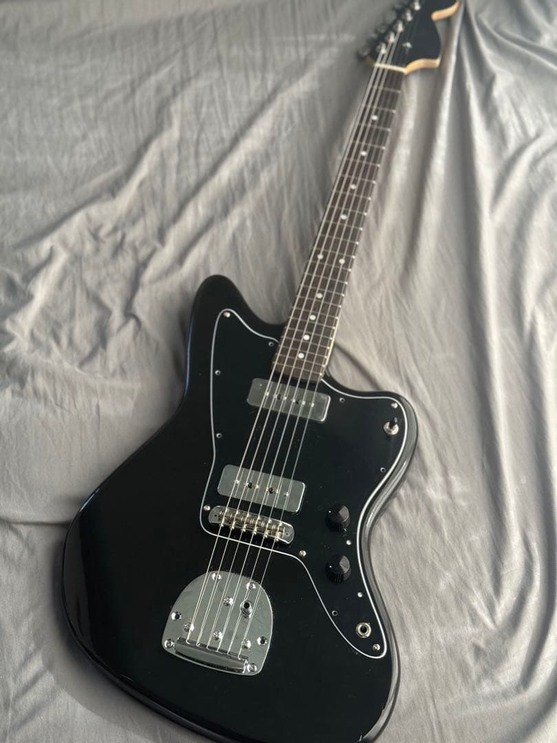 ジャズマスタータイプ　ブラック　ラッカーフィニッシュ